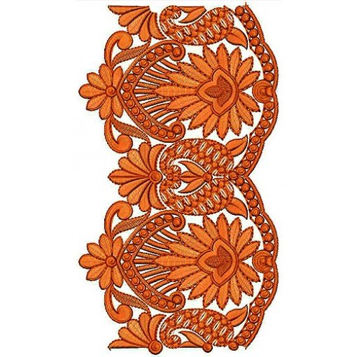 Crochet Lace Embroidery Design