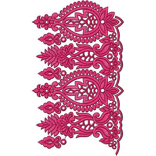 Allover Crochet Embroidery Design