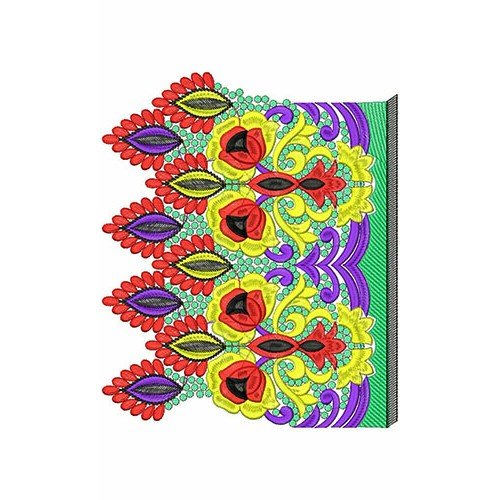Pashtun Embroidery Lace Design