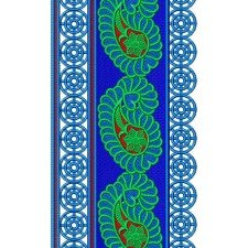 Asian Clothing Crochet Lace Embroidery Design