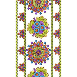 Vintage Hand Embroidery Lace Design