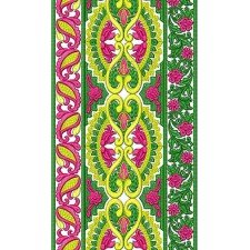 Beautiful floral embroidery Border