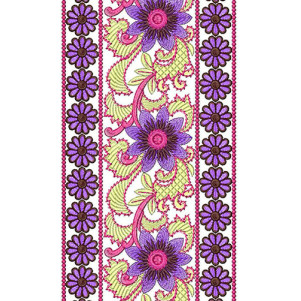 Trendy Embroidery Design 7015