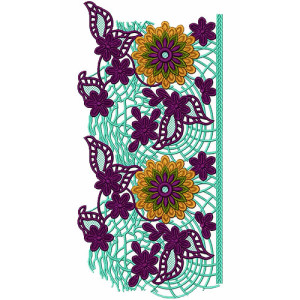 8487 Lace Embroidery Design