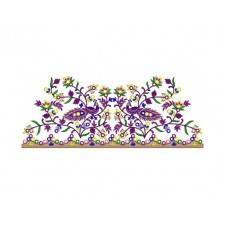 Beautiful Peacock Big Border Embroidery Design 25890 Beautiful Peacock Big Border Embroidery Design 25890