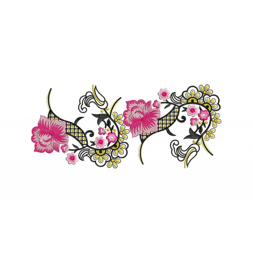 Border Embroidery For Skirt