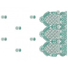 Cushioning Stitches With Start Embroidery Design 24786