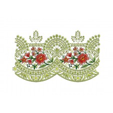 Cutwork Sequins Border Embroidery