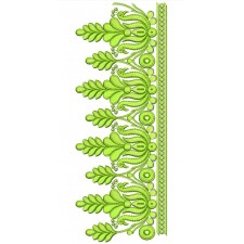 Ecuador Style Simple Border Embroidery Design 24804