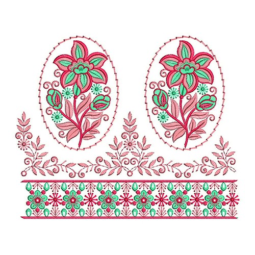 Embroidery Border For Dress Design