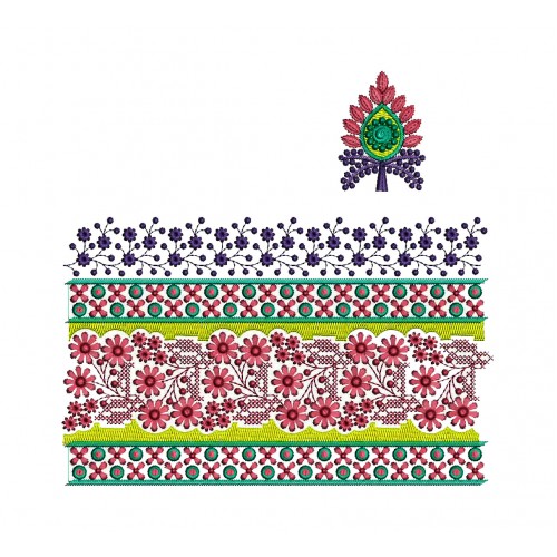 Embroidery Border Pattern