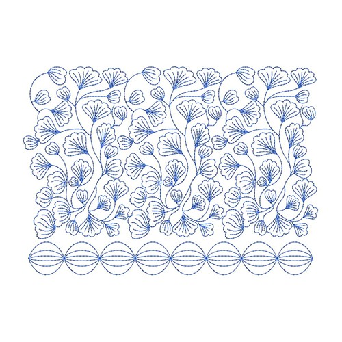 Embroidery Design For Plazzo Bottom