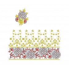 Embroidery Jaal Border