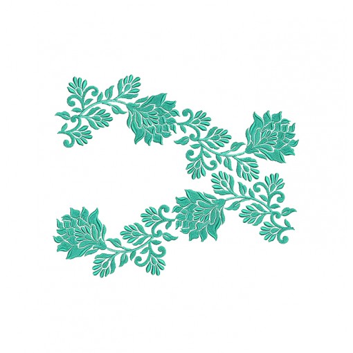 Embroidery Pattern For European Curtain