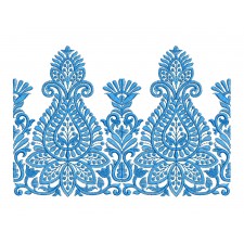 Embroidery Pattern For Woolen Wraps