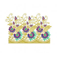 Floral Embroidery Border For Lampshade