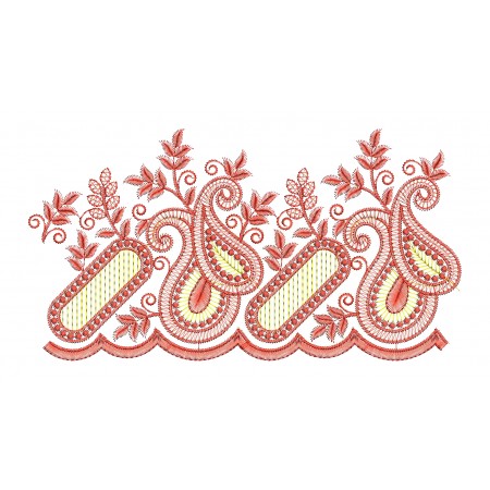 Indian Saree Embroidery Design