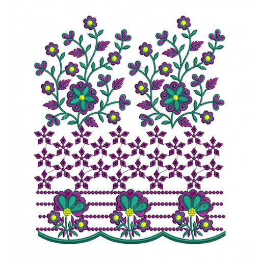 Islamic Morden Embroidery Border