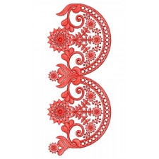 Mirror Work BigBorder Embroidery Design 24842