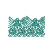Paisley Design With Cutwok Embroidery