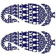 Persian Paisley Border Embroidery Design 24739