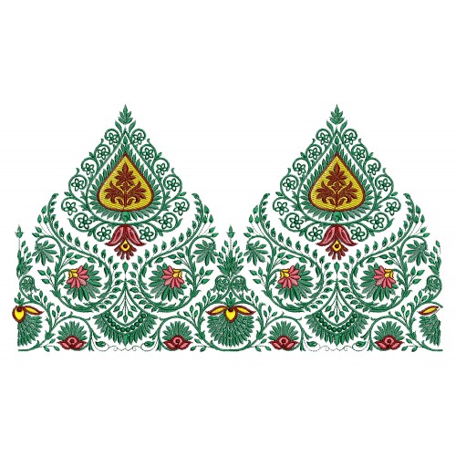 Traditional Mexican Embroidery Design