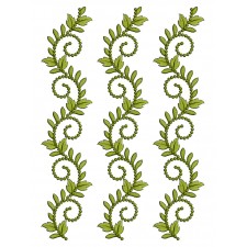 Wave Style Embroidery Design 25340