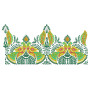 Asian Saree Embroidery Design