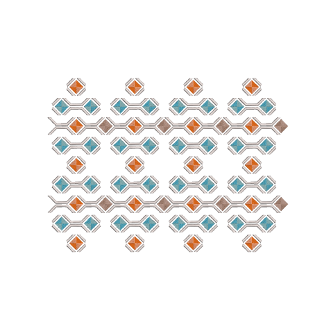 Aztec Geometric Repeating Border Embroidery Design