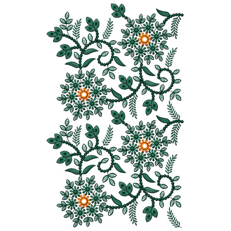 Border Machine Embroidery Design 26190