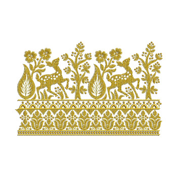 Deer Machine Embroidery Design