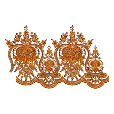 Embroidery Decorative Saree Border