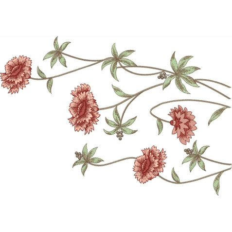 Embroidery Border Designs Of Flowers 26390