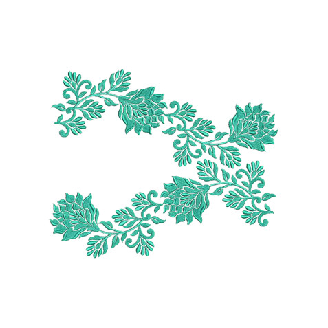 Embroidery Pattern For European Curtain