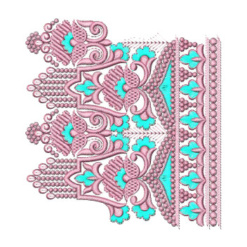 Mat Border Embroidery Design 25279