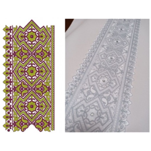 New Border Embroidery Design 18303