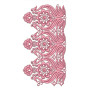Peacock With Flower Mirror Work Embroidery Design 24800
