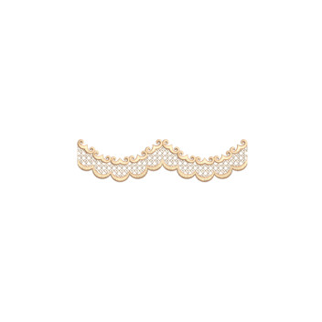 Scallop Edge Border Machine Embroidery Design