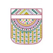 Kenya Denim Handbag Embroidery Design 21351