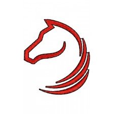 Horse Face Embroidery Design 22219