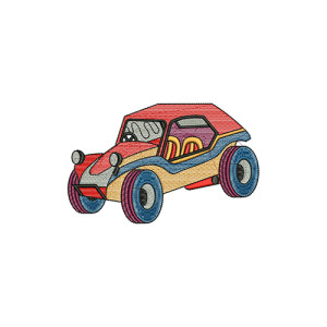 Classic Car Embroidery Design 22248