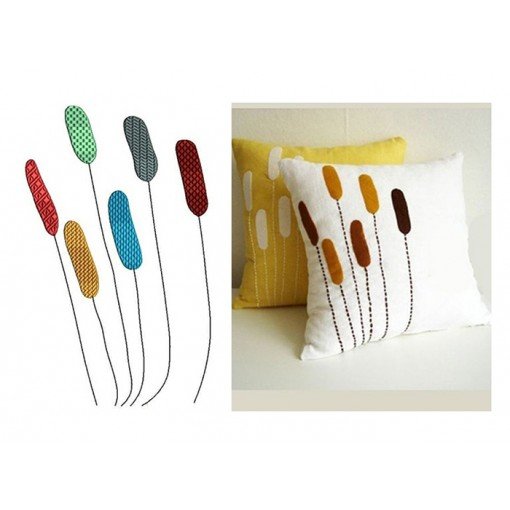 Modern Simple Flower Petal Creative Embroidery Ideas Modern Simple Flower Petal Creative Embroidery Ideas