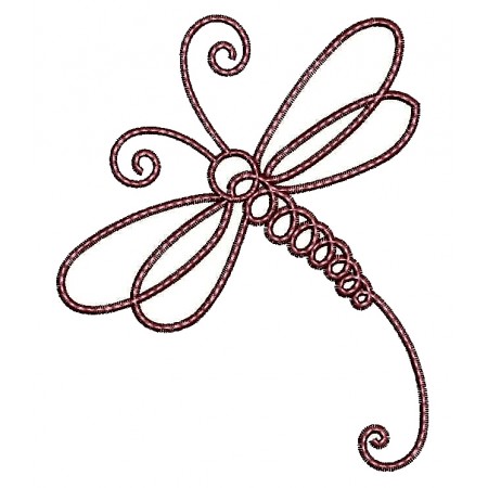 Fluttering Butterfly Embroidery Design 25461