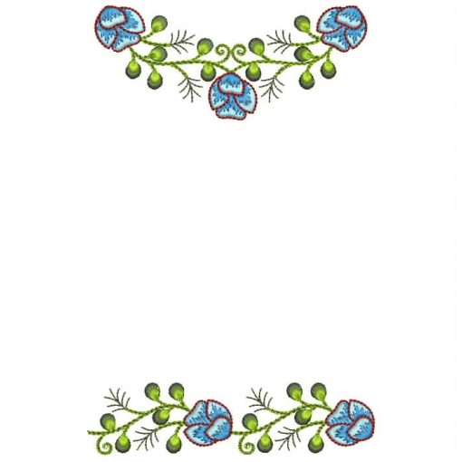 Kids Frok Dress Embroidery Design 24878
