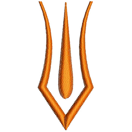 Hindu Indra Tilak Embroidery Design 25454