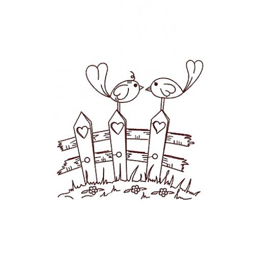 Bird Embroidery Cushion Cover Design