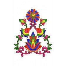 Ribbon Embroidery Cushion Cover Design 17695