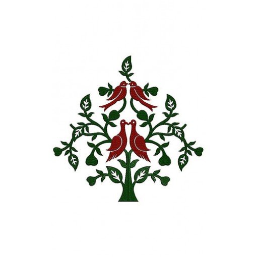 Tree Cover Embroidery Design
