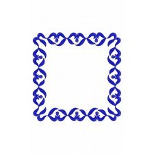 Cushion Border Embroidery Design 23118