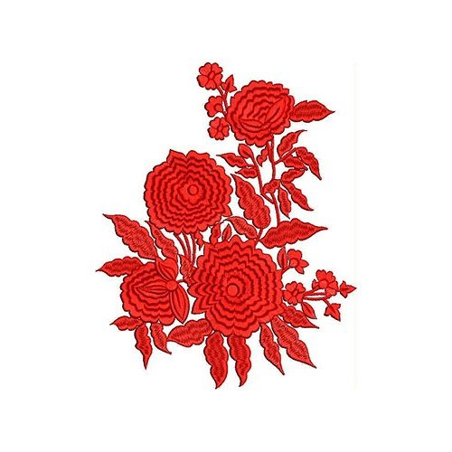 Cushion Flower Embroidery Design 23119